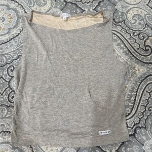 XOXO Heather Gray Casual Top